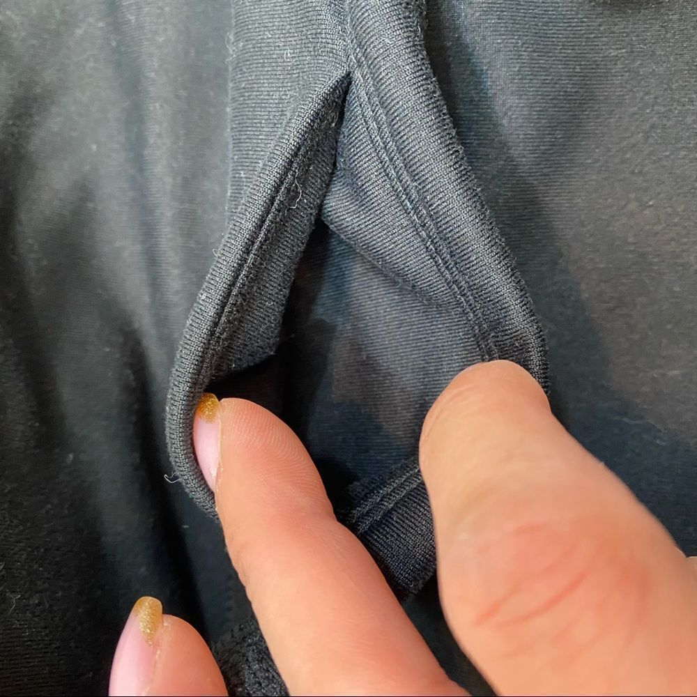 Fabletics Size Small Black Crisscross Mesh Cut Ou… - image 6